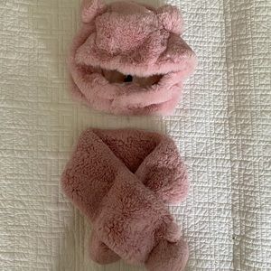 Zara kids winter hat and scarf set